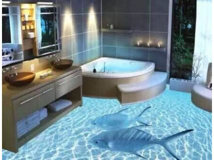 3D卷材PVC地板案列